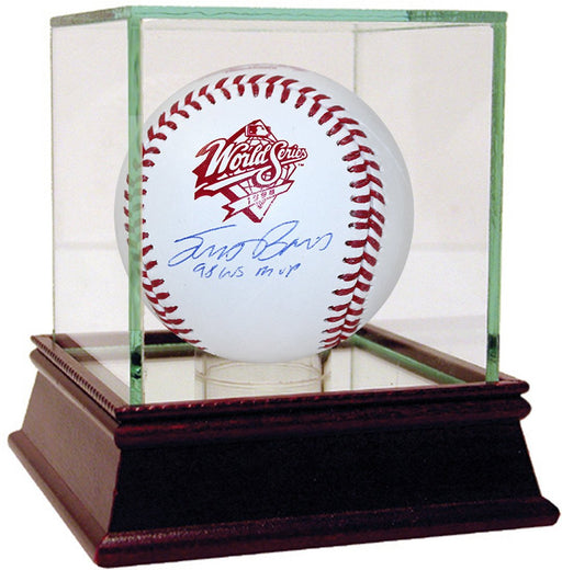 Scott Brosius Signed 1998 WS Baseball w/ Insc. "98 WS MVP" (MLB Auth)