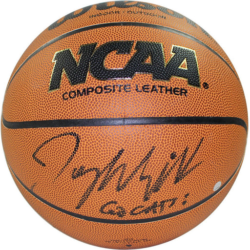 Jay Wright Signed NCAA I/O Basketball  w/ "Go Cats!" Insc