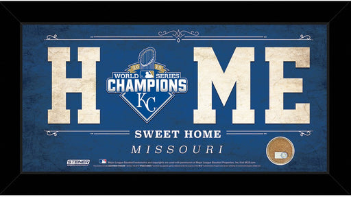 Kansas City Royals 2015 World Series Champions 10x20 Home Sweet Home Sign