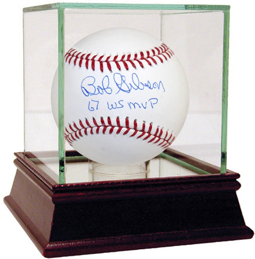 Bob Gibson MLB Baseball w/ "67 WS MVP" Insc.