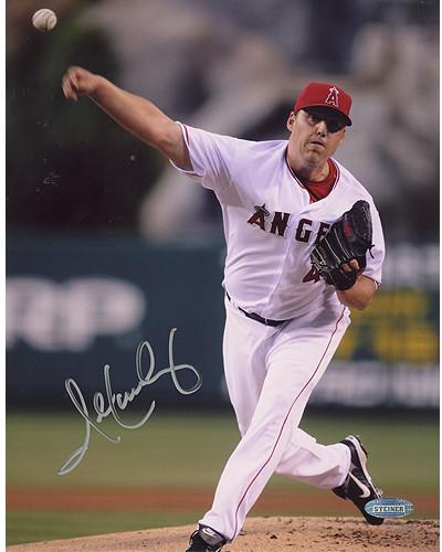 John Lackey Angels Action 8x10 Photo