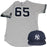 Caleb Cotham Set - NY Yankees 2015 Game-Used #65 Road Jersey w/ Yogi Berra #8 Commemorative Patch & Hat Set (10/4/2015)(HZ998969)