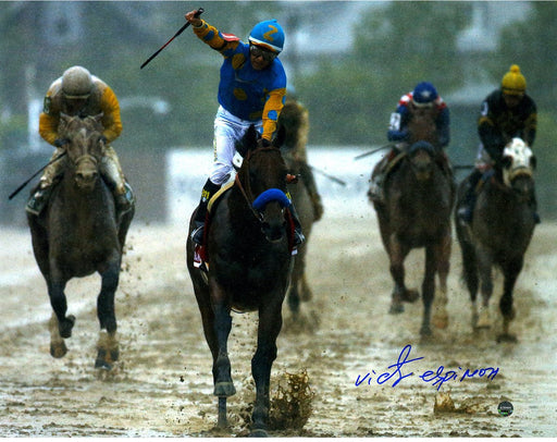 Victor Espinoza Signed 2015 Preakness 11x14 Photo