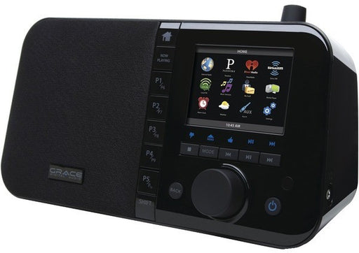 Grace Digital Audio - Wi-Fi Internet Radio with 3.5" TFT Color Screen