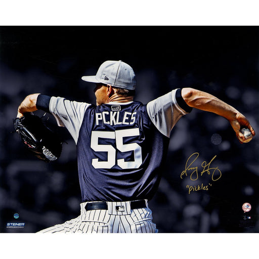 Sonny Gray Signed New York Yankees 'Players Weekend' 16x20 Metallic Photo w/ "Pickles" Insc