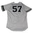 Chad Green Signed New York Yankees 2017 Game-Issued # 57 Road Postseason Jersey (JC 052206)(46)