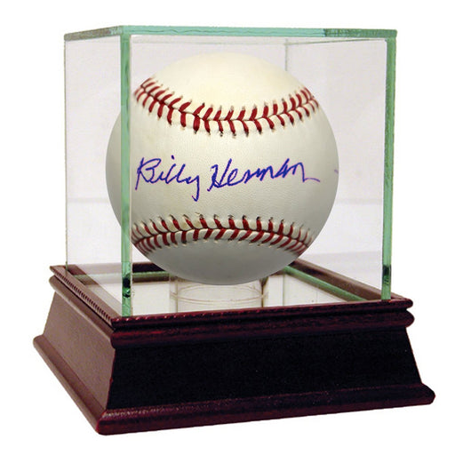 Billy Herman Signed ONL White Baseball JSA