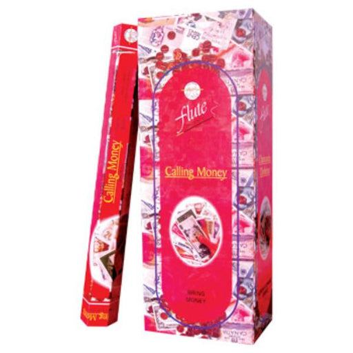 Flute Brand Hexagonal Incense- Calling Money