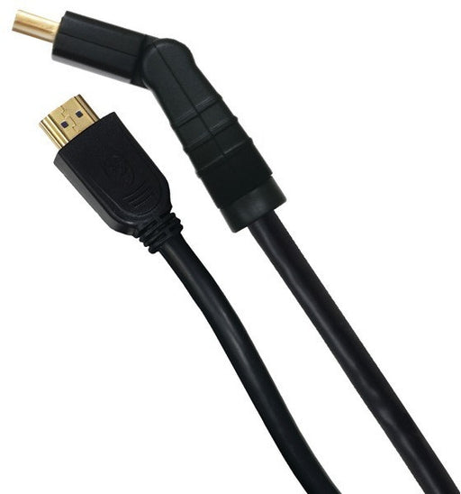 GE - High-Speed HDMI(R) Cable with Ethernet & Swivel Connector (6 ft)