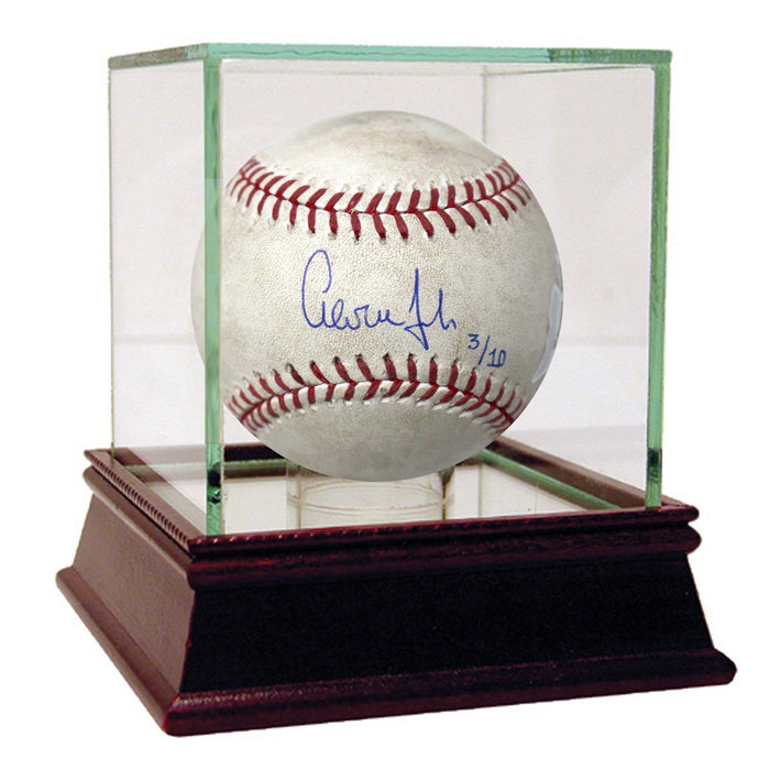 Aaron Judge Signed Royals at Yankees 9-25-2017 Game Used Baseball (MLB Auth)(Fanatics/SSM) (L/E 10)