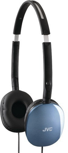 JVC - FLATS Lightweight Headband Headphones (Blue)