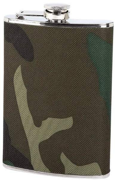 Maxam 8 oz S/S Flask w/ Camouflage Wrap