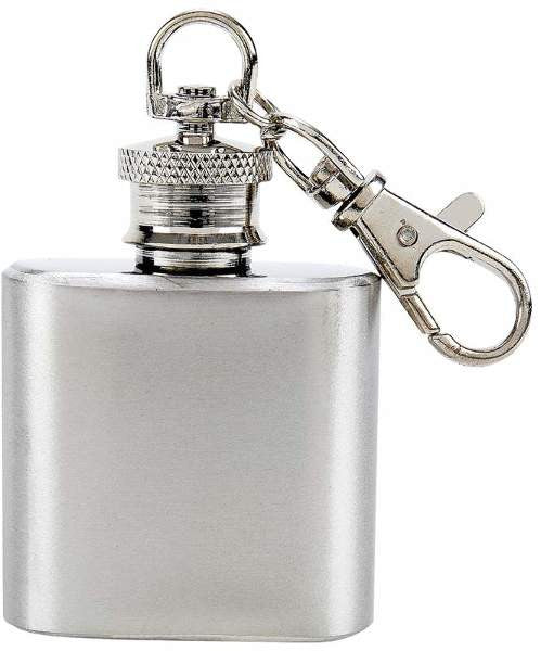 Maxam 1 oz S/S Key Chain Flask