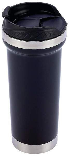 Maxam 14 oz S/S and Black ABS Mug