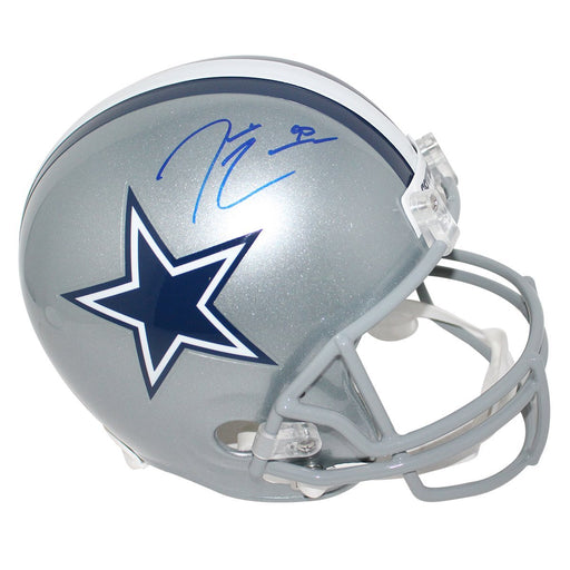 DeMarcus Lawrence Signed Dallas Cowboys Full Size Replica Helmet