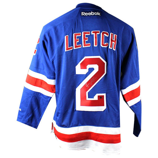 Brian Leetch Signed New York Rangers Blue Premier Jersey w/ "A" Patch