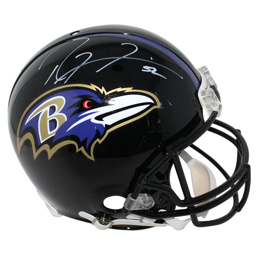 Ray Lewis Signed Baltimore Ravens Full Size Authentic  Helmet w/ “HOF 18” Insc