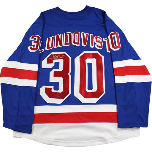 Henrik Lundqvist Signed New York Rangers Blue Breakaway Jersey