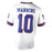 Eli Manning Signed New York Giants White Color Rush Replica Jersey