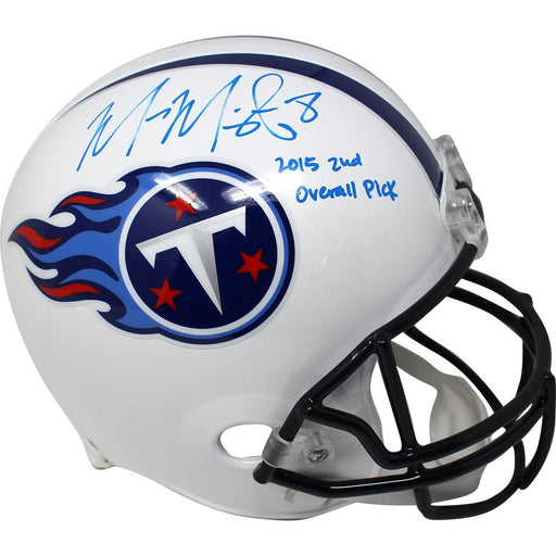 Marcus Mariota Signed Tennessee Titans Full Size Replica Helmet w/ "2015 2nd Overall Pick" Insc