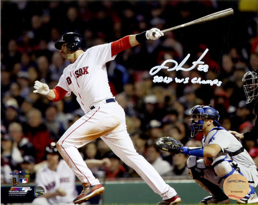 J.D. Martinez Signed Boston Red Sox 2018 World Series 8x10 Photo w/ "2018 WS Champs" Insc