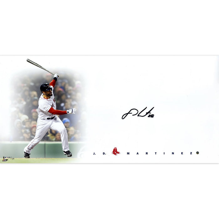 J.D. Martinez Signed 'HR Swing Big Sig' 16x32 Photo (L/E 118)