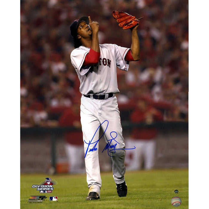 Pedro Martinez Signed 16x20 Pointing to the Sky