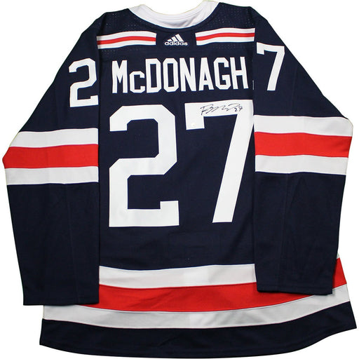 Ryan McDonagh New York Rangers Signed 2018 NHL Winter Classic Jersey