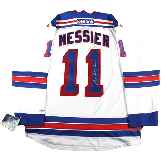 Mark Messier Signed New York Rangers White Premier Jersey w/ Captain "C"