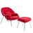 LEXMOD EEI-113 WOMB LOUNGE CHAIR WITH OTTOMAN 9 COLORS FREE SHIPPING