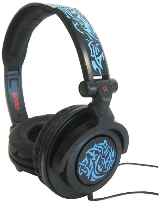 Maxell - AMPlified Heavy Bass Headphones (Tribal Blueglow)