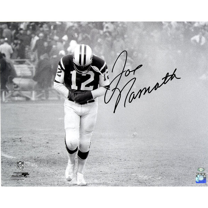 Joe Namath 'Dust Bowl Walking Off Field' Signed 16x20 Photo (Namath Holo)