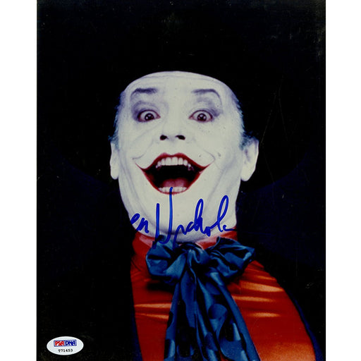 Jack Nicholson Signed 8x10 The Joker Photo PSA/DNA