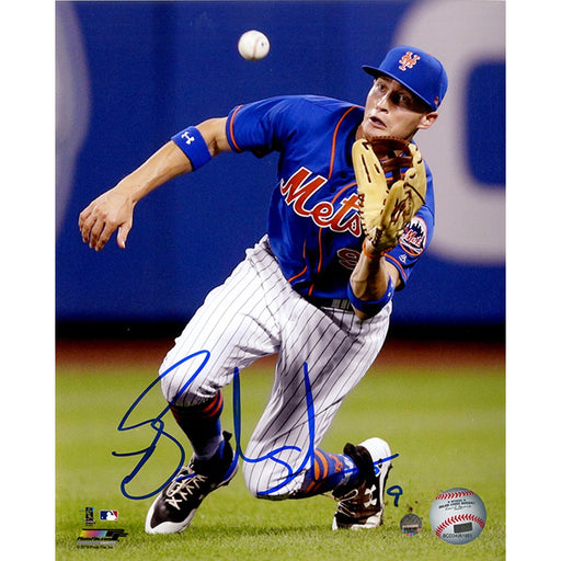 Brandon Nimmo Signed 'Diving Catch' 8x10 Photo