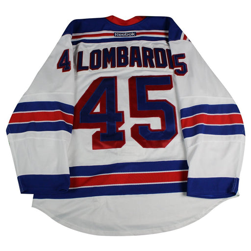 Matt Lombardi # 45 New York Ranger White Issued Jersey ( Size 56)