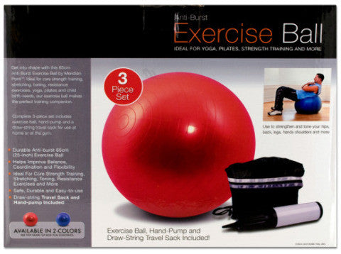 25" Exercise Ball with Pump