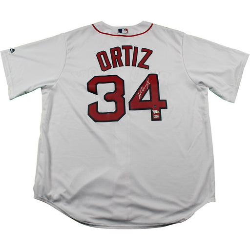 David Ortiz Signed Red Sox Authentic White Jersey