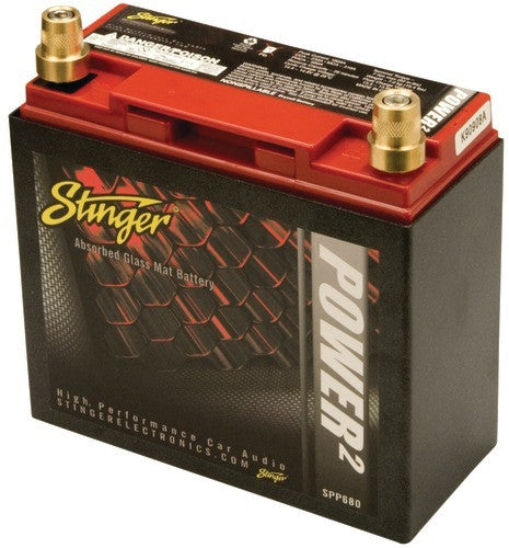 Stinger - 680-Amp Battery with Metal Case