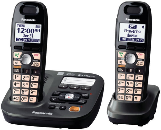 Panasonic - DECT 6.0 Plus Cordless Amplified Phone System (2-handset system)