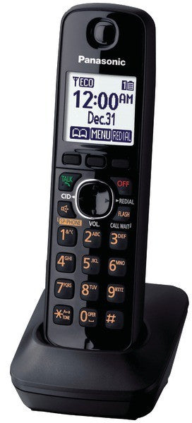 Panasonic - DECT 6.0 Link-to-Cell Phone System with Reversible Handsets & Digital Answering System (Additional handset)