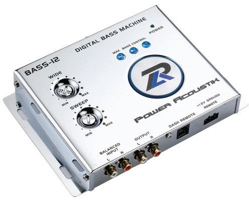 Power Acoustik - Digital Bass Machine with Chrome Finish & Subsonic Filter