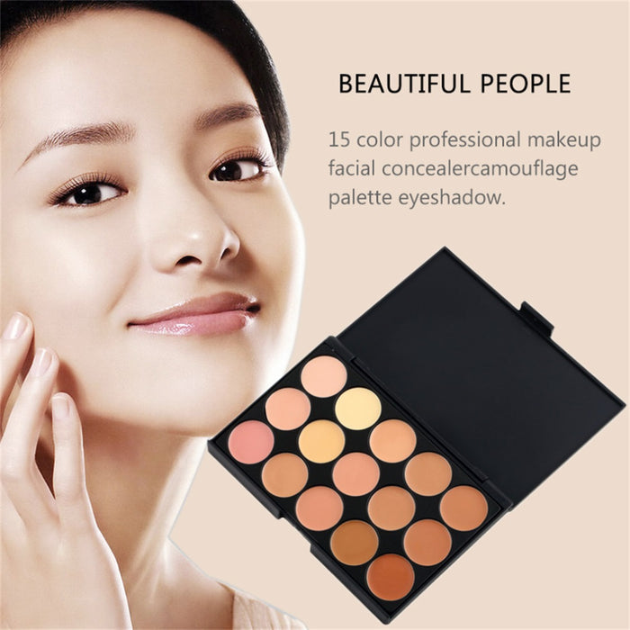 Foundation Highlighter For Face Professional 15 Concealer Camouflage Foundation Makeup Palatte Concealer Palette