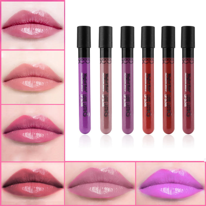 Waterproof Liquid Brand Makeup Lip Stick Lasting Lipstick Makeup Lip Gloss Stick