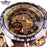Attractive New Sports Design Clock Model Mens Automatic Skeleton Watch, Best Seller