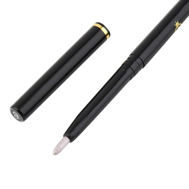 New Long Lasting Matte Shimmer 2 In 1 Soft Makeup Rotary Eyeliner Pencil Eyeshadow Pen Double Ends Top Quality