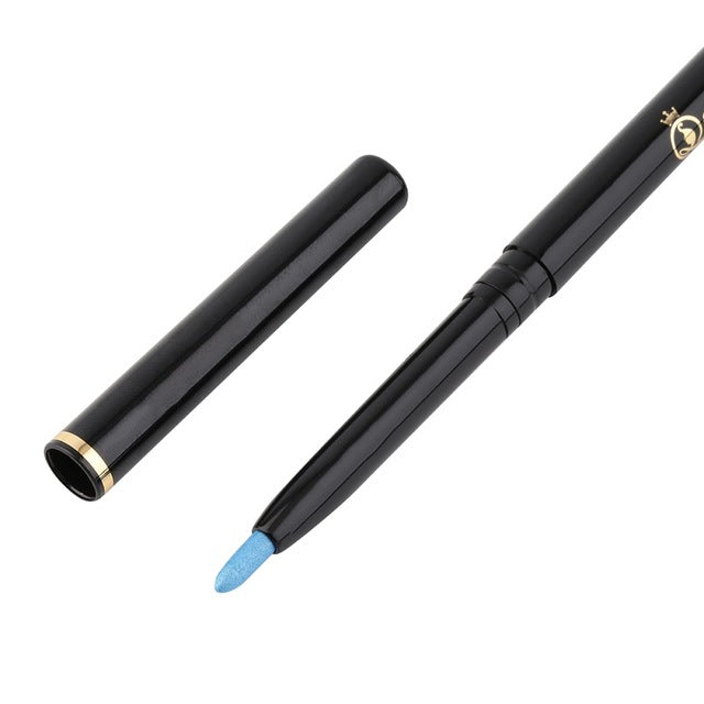 New Long Lasting Matte Shimmer 2 In 1 Soft Makeup Rotary Eyeliner Pencil Eyeshadow Pen Double Ends Top Quality