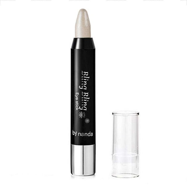 Multicolor Women's Professional Automatic Rotation High Light Eyeshadow Pen Long-Lasting Waterproof Facial Silkworm Pen