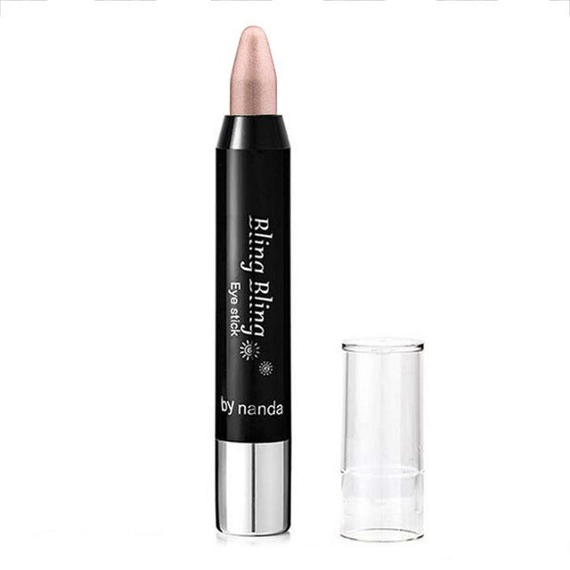 Multicolor Women's Professional Automatic Rotation High Light Eyeshadow Pen Long-Lasting Waterproof Facial Silkworm Pen