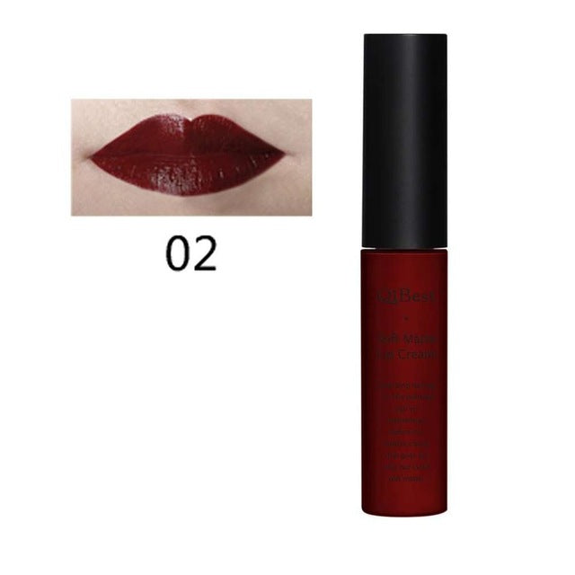 Lip Stick Soft Dull Liquid Lipstick Vintage Long Lasting Lip Gloss Waterproof Matte Lip Gloss