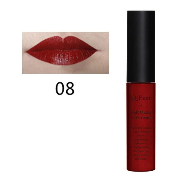 Lip Stick Soft Dull Liquid Lipstick Vintage Long Lasting Lip Gloss Waterproof Matte Lip Gloss